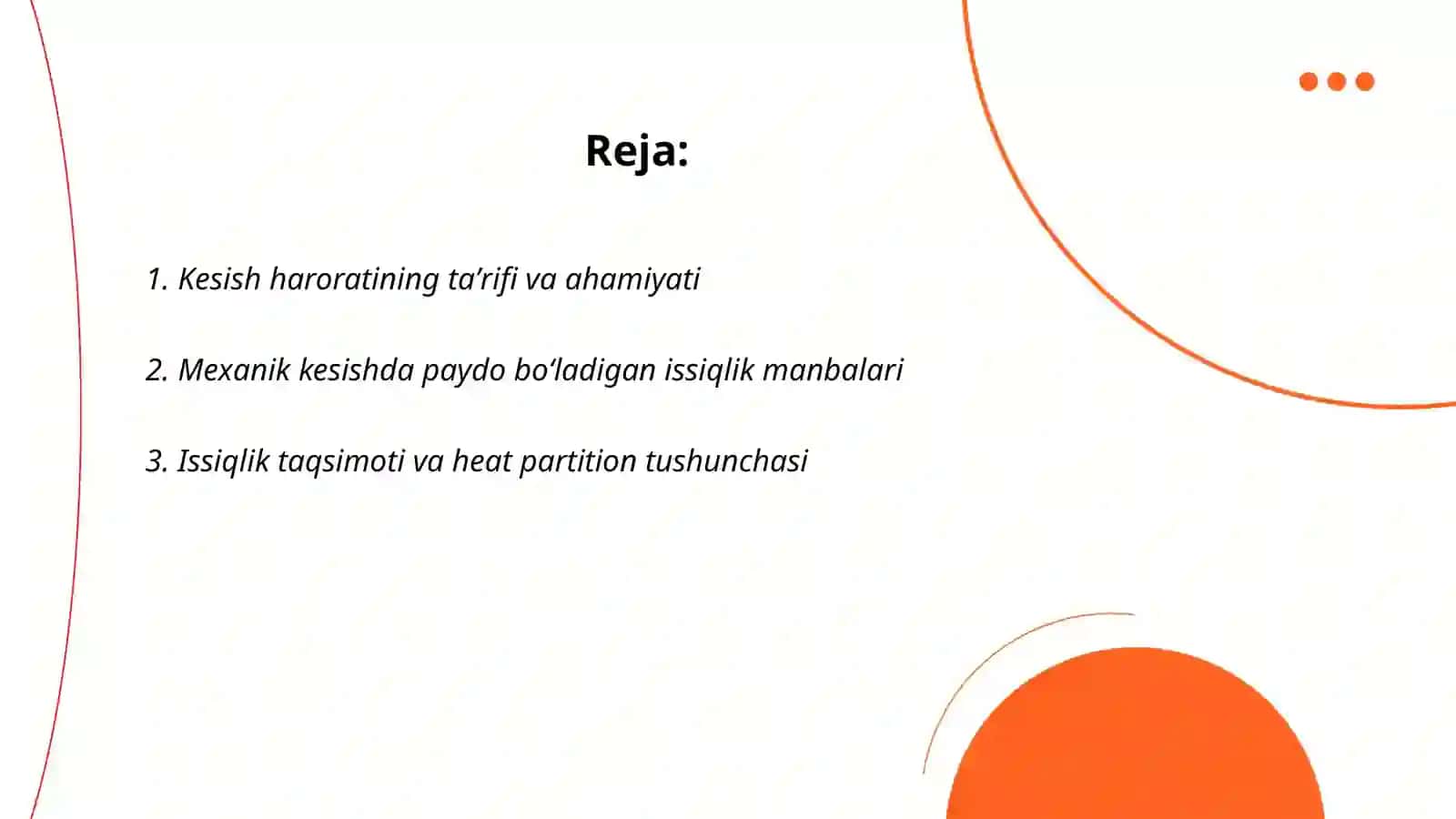 Kesish haroratini oʻlchash 2