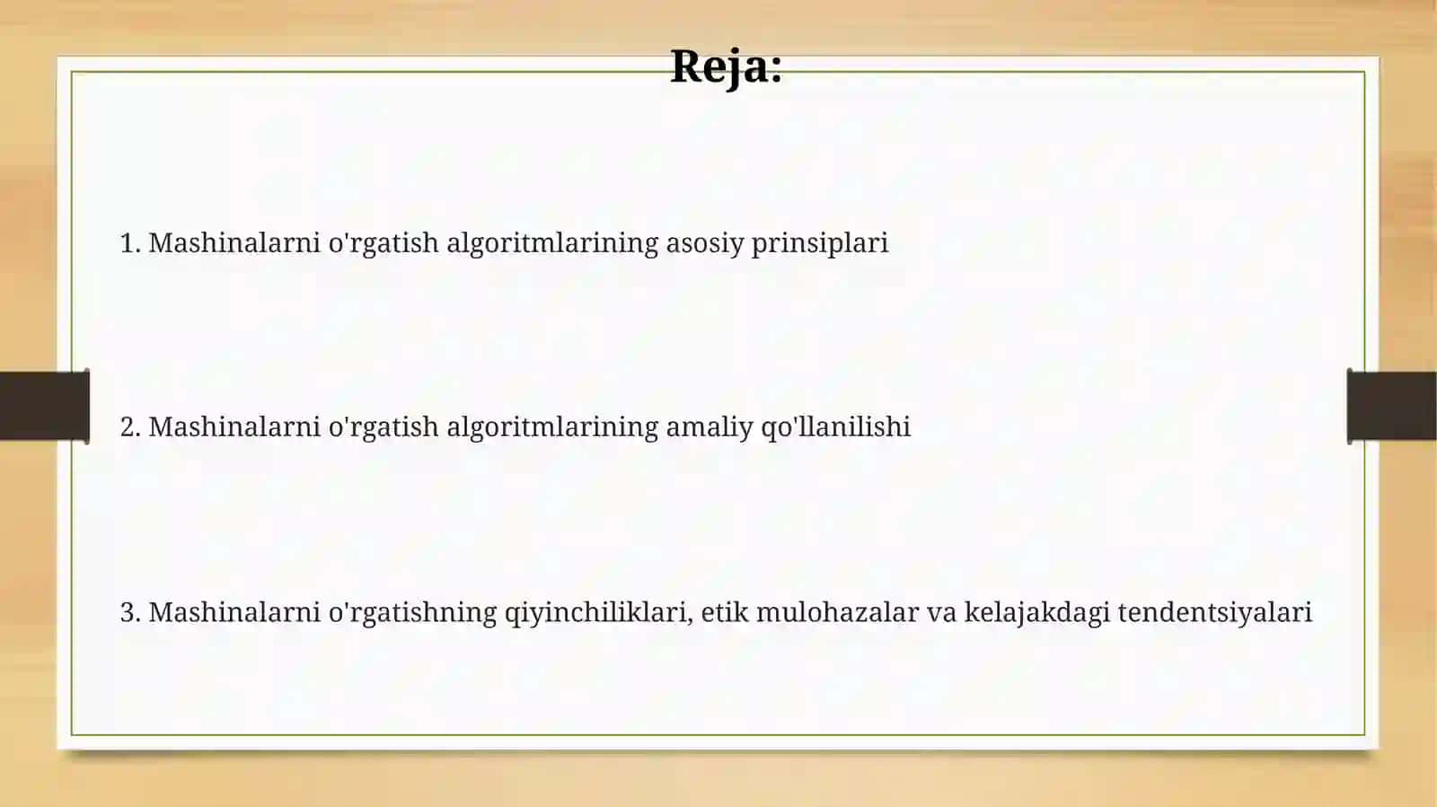 Mashinalarni o'rgatishning asosiy prinsiplari va turlari 2
