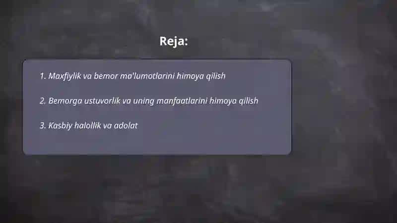 Farmatsevtning etik kodeksi prinsiplari 2