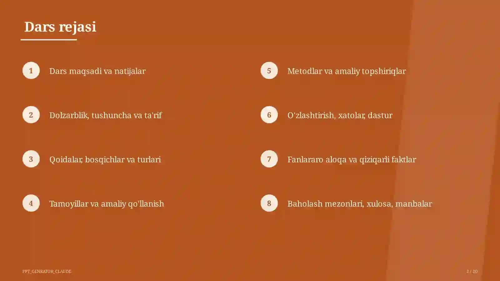 Voleybol: to'pni qabul qilish va uzatish (5-sinf) 2