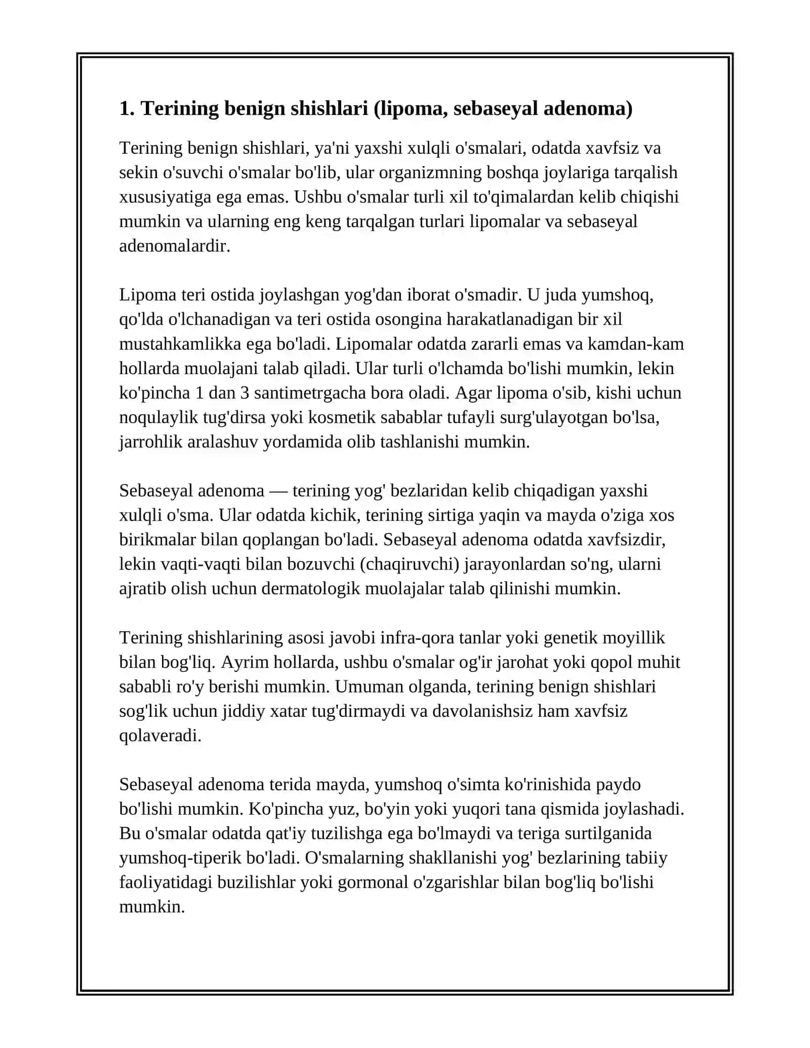 TERINING,KINDIK QOLDIGʻINING NOINFEKSION KASALLIKLARI 2