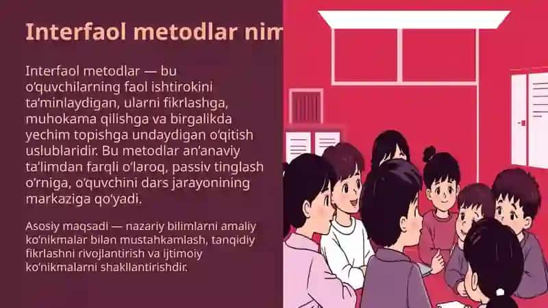 Boshlang’ich sinflarda interfaol metodlar 2