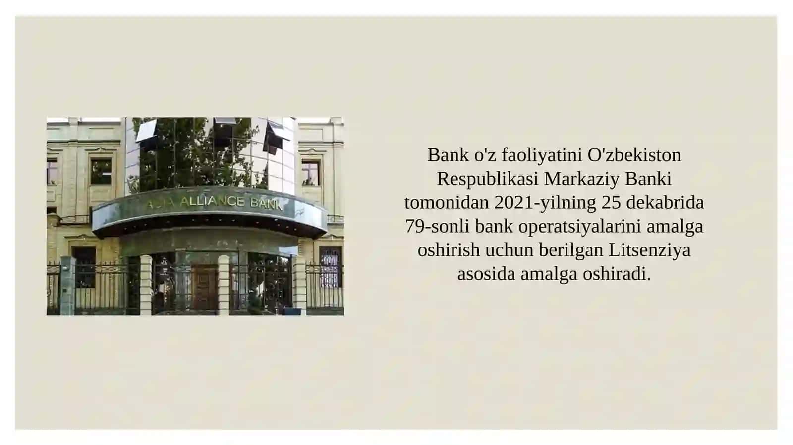 “Asia Alliance Bank” 2