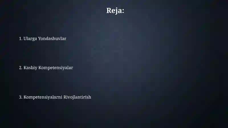 Ularga Yondashuvlar 2