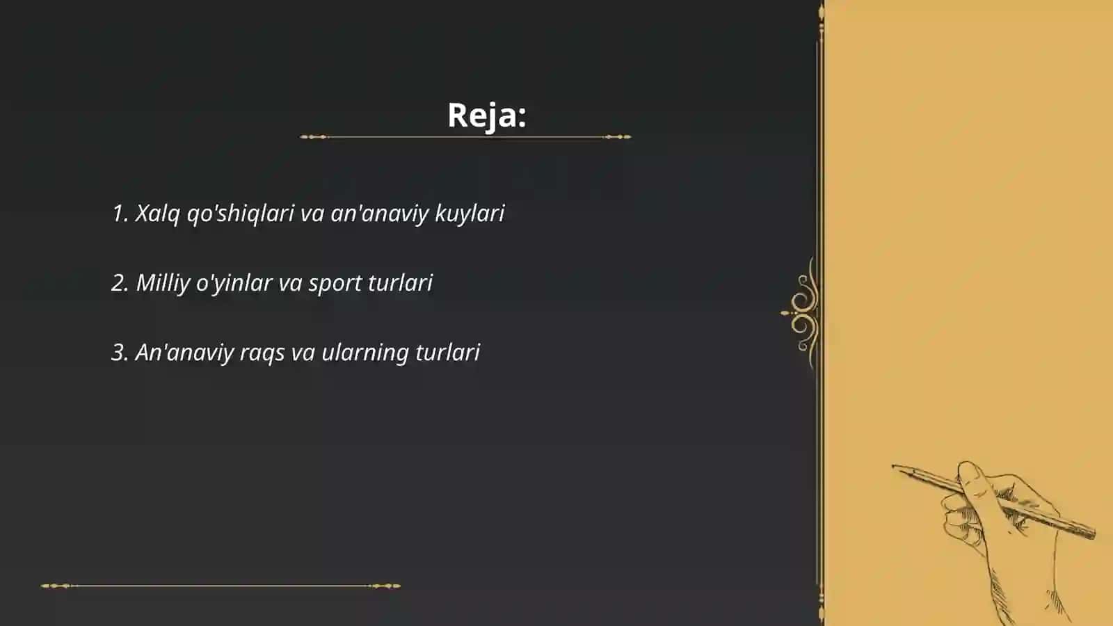 Xalq qo'shiqlari va an'anaviy kuylari 2