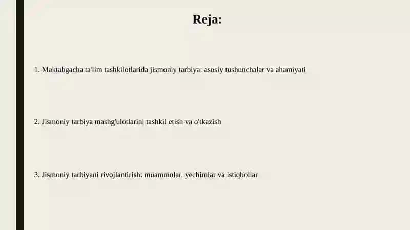 Maktabgacha ta'lim tashkilotlarida jismoniy tarbiya 2