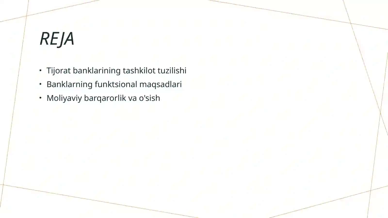 Tijorat banklarining tashkilot tuzilishi 2
