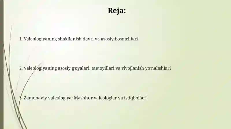 Valeologiyaning qisqacha tarixi 2