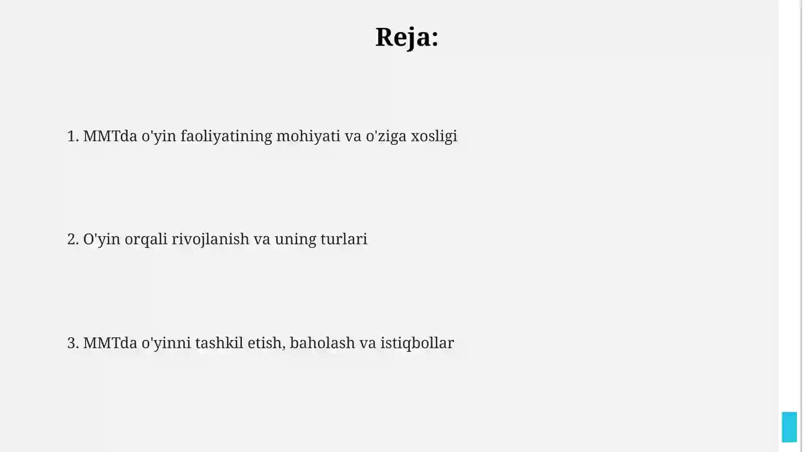 O'yin Faoliyati 2