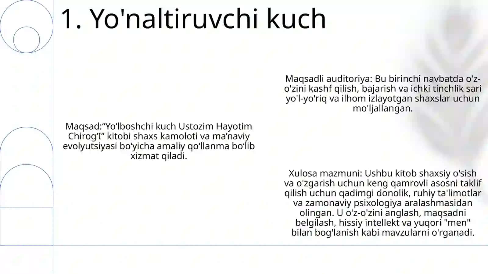 Ustozim Hayotim ChirogʻI 2