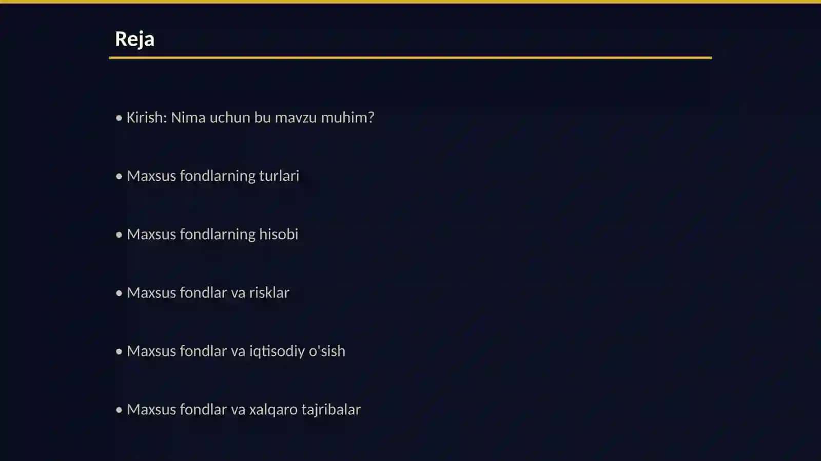 Tijorat Banklarida Maxsus Fondlar 2