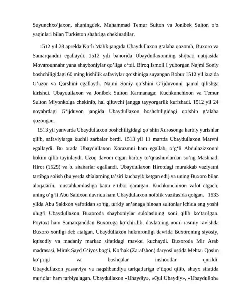 Qul Ubaydiyning tuyuqlarini tahlil qilish 2