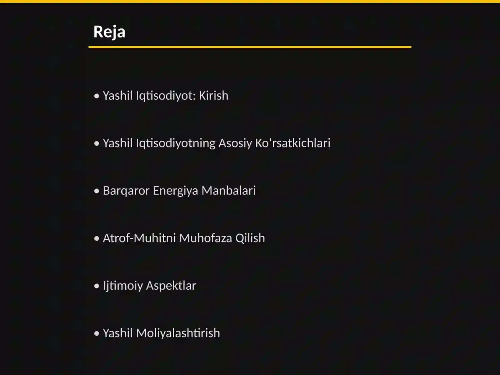 Yashil Iqtisodiyot: Barqaror Taraqqiyotning Kaliti 2