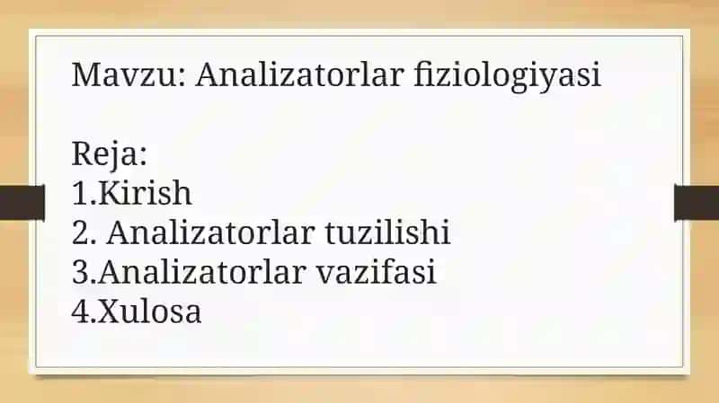 Analizatorlar 2
