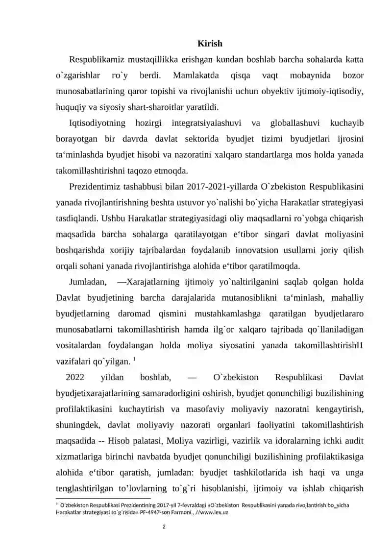 Ustama xarajatlar hisobi 2