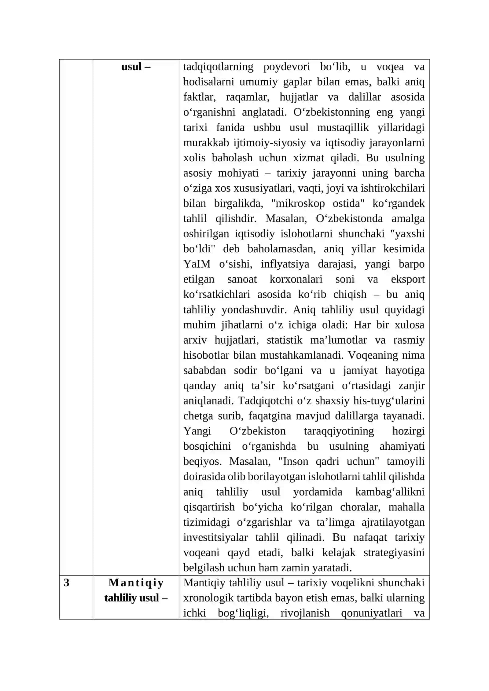 Qiyosiy tarixiy usul 2