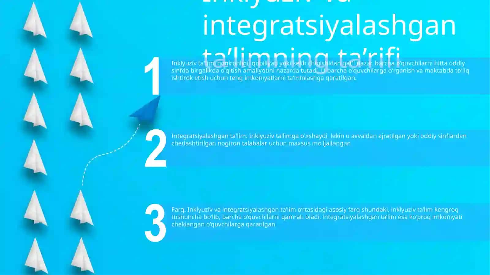 Inklyuziv Va Integratsiya TaʼLimning Birdan Bir Farqi 2