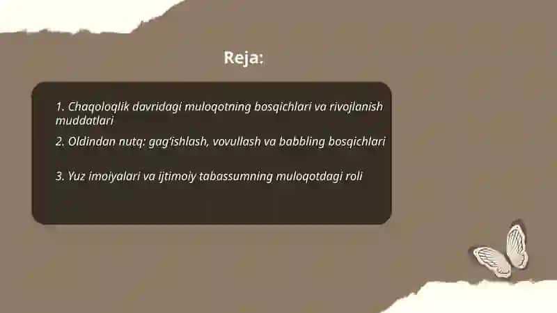 Chaqoloqlik davridagi muloqot 2