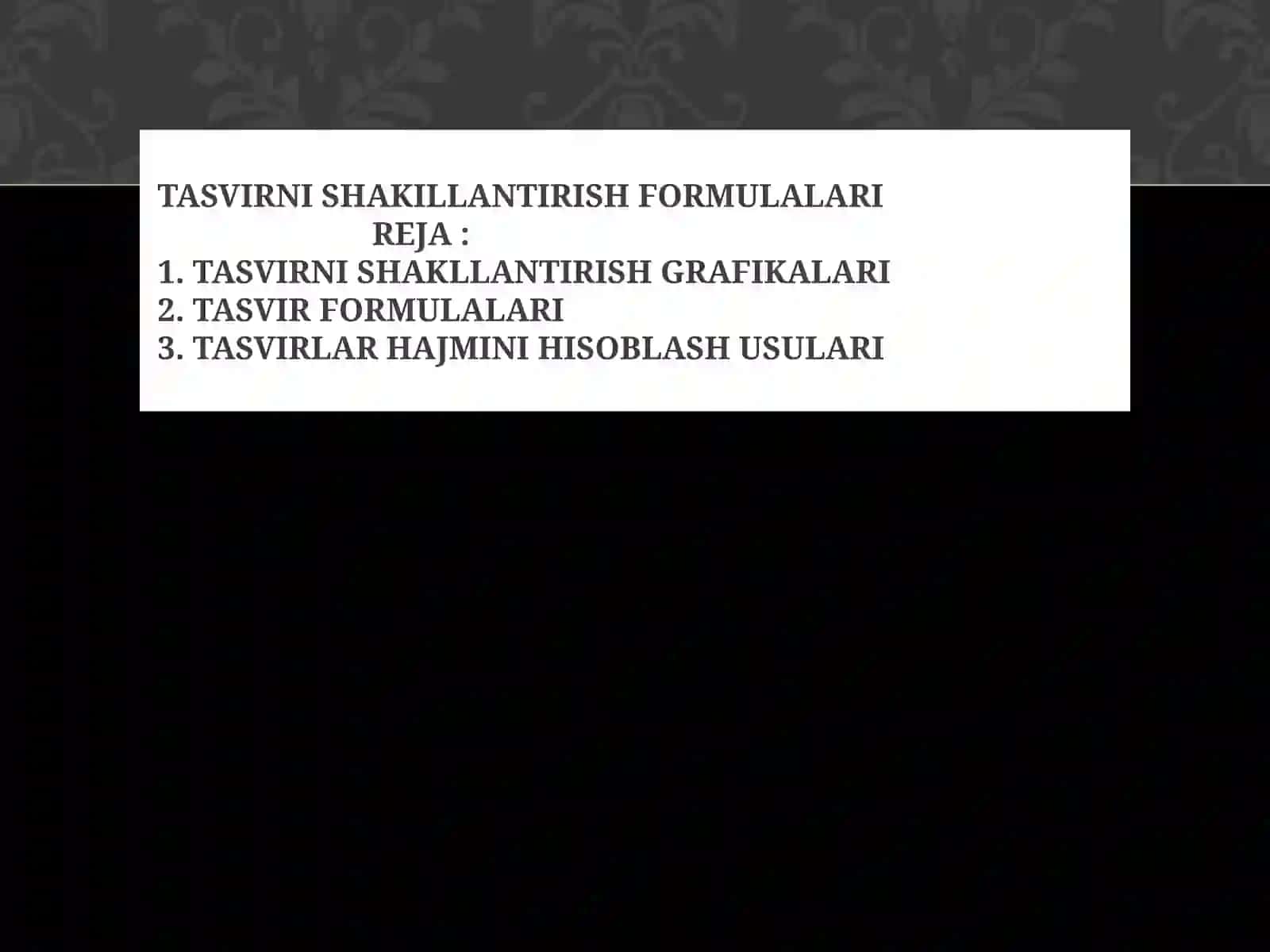 Buxoromuxandislik texnalogiyasi 2