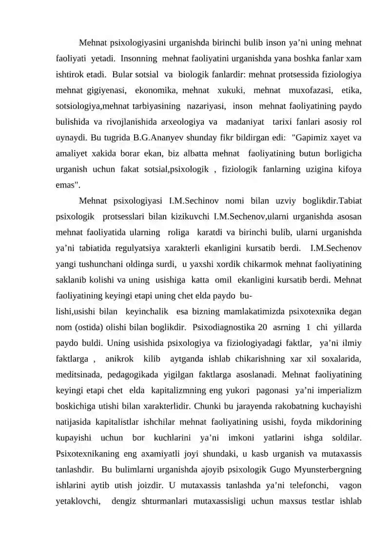 Mehnat Psixologiyasi 2