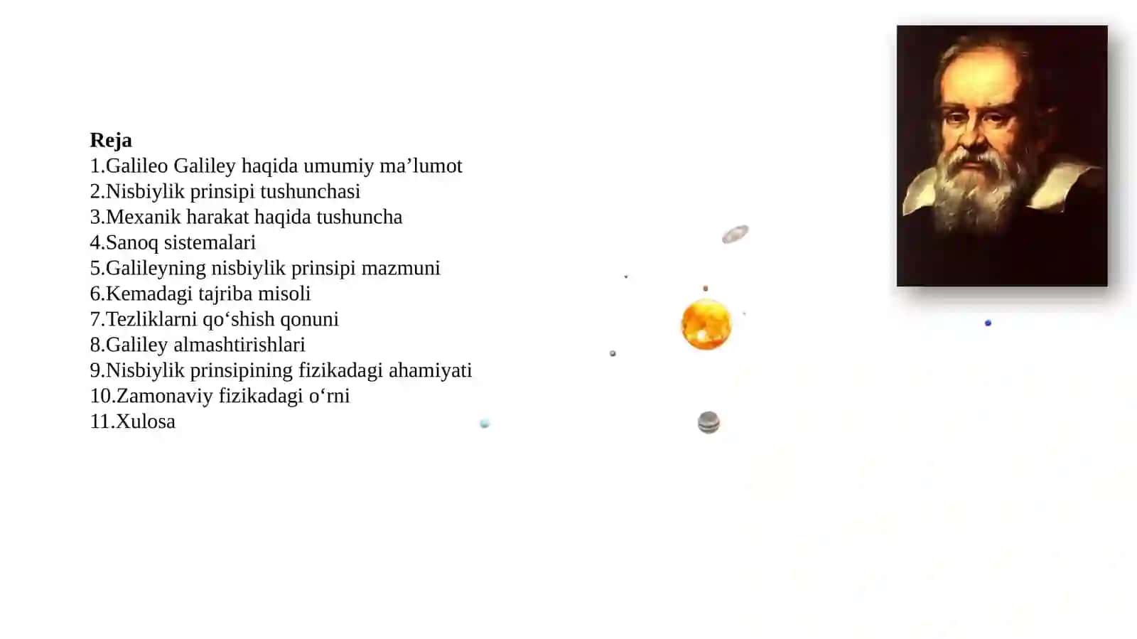Galileyning nisbiylik prinsipi 2