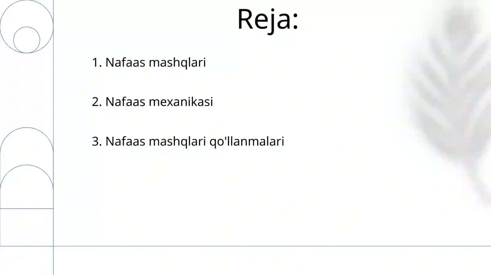 Nafasning boshqarilishi 2