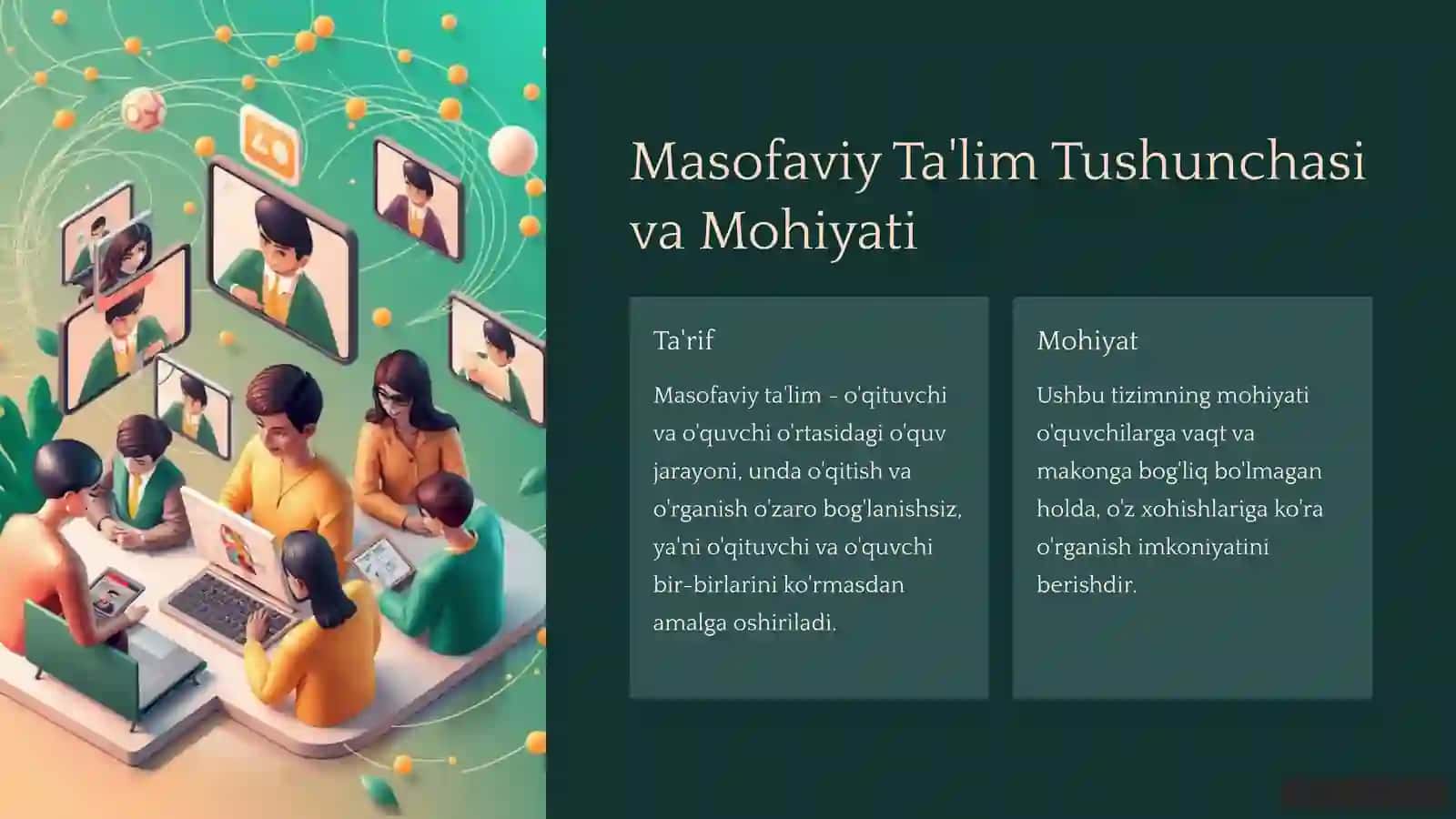 Masofaviy Ta'limning Tarixiy va Nazariy Asoslari 2