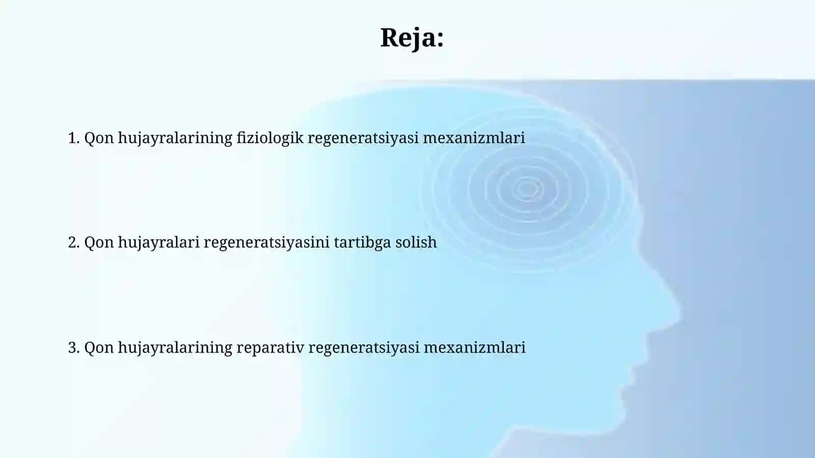 Qon hujayralarining fiziologik va reperativ regeneratsiyasi mexanizmlari 2