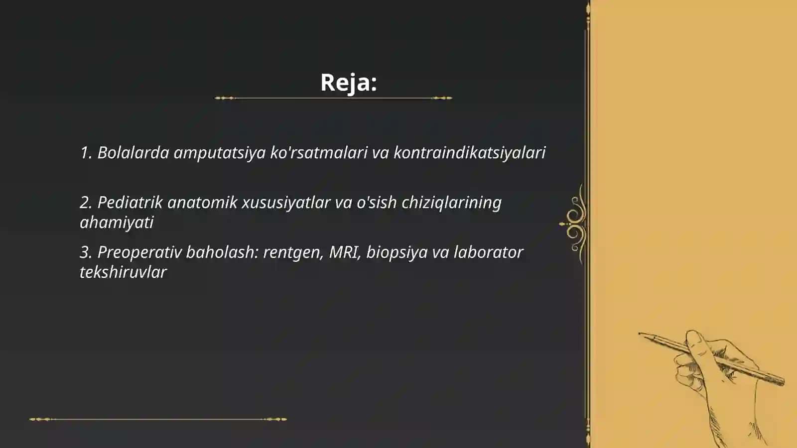 Bolalarda amputatsiya xususiyatlari 2