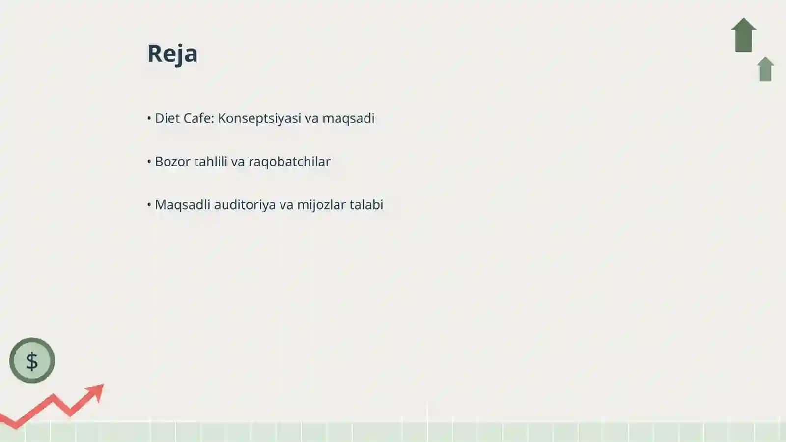 Diet Cafe ochish biznes loyihasi 2