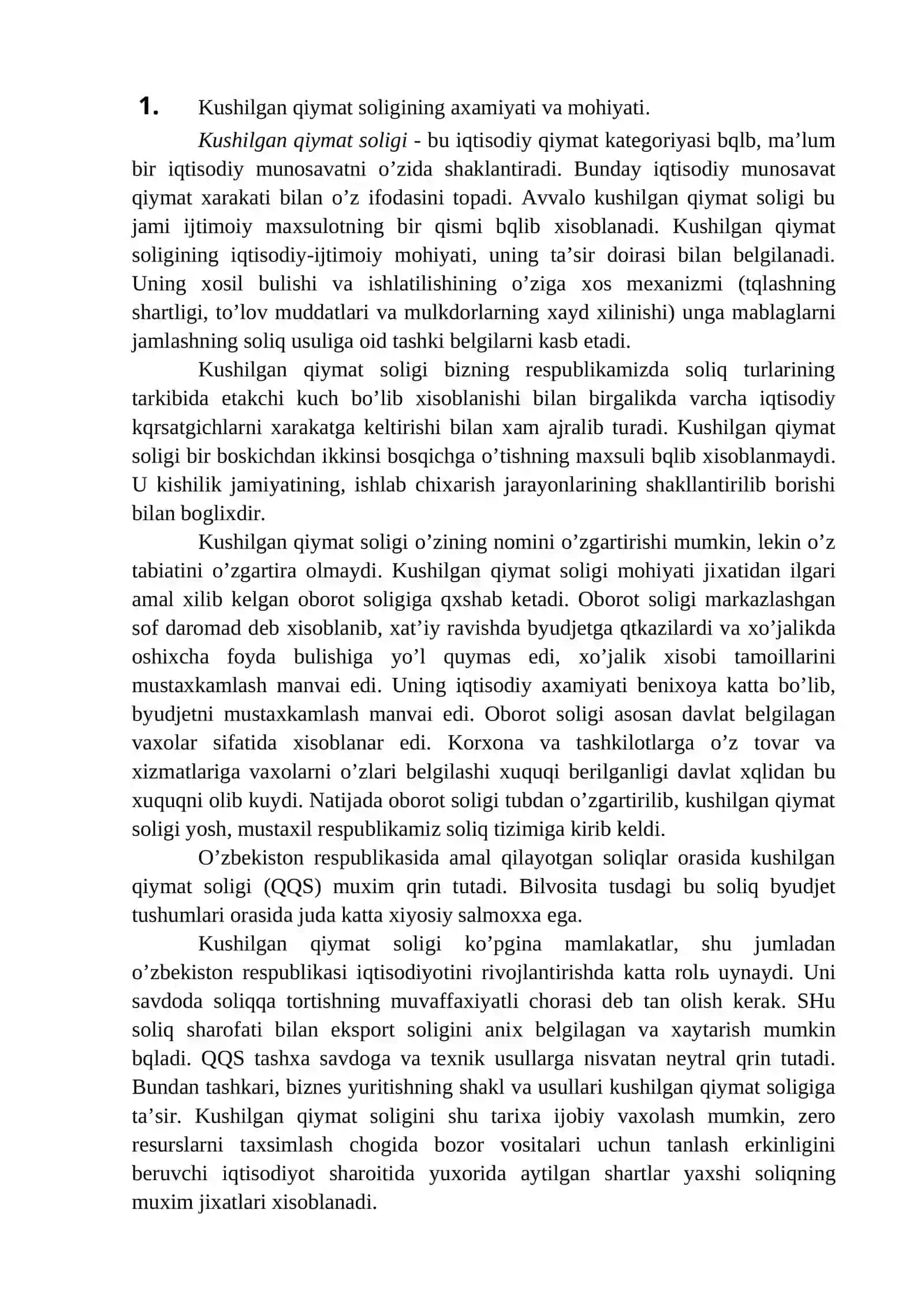 DAVLAT BYUDJETI DAROMADLARINI SHAKLLANTIRISHDA EGRI SOLIQLARNING TUTGAN O’RNI 2