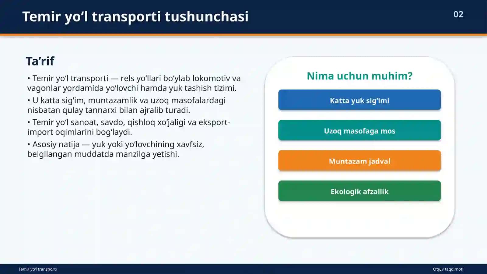 Temir Yo‘l Transporti 2