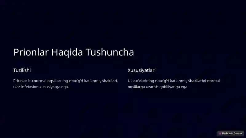 Prionlar va Bakteriyalarning Tur Ichidagi Variantlari 2