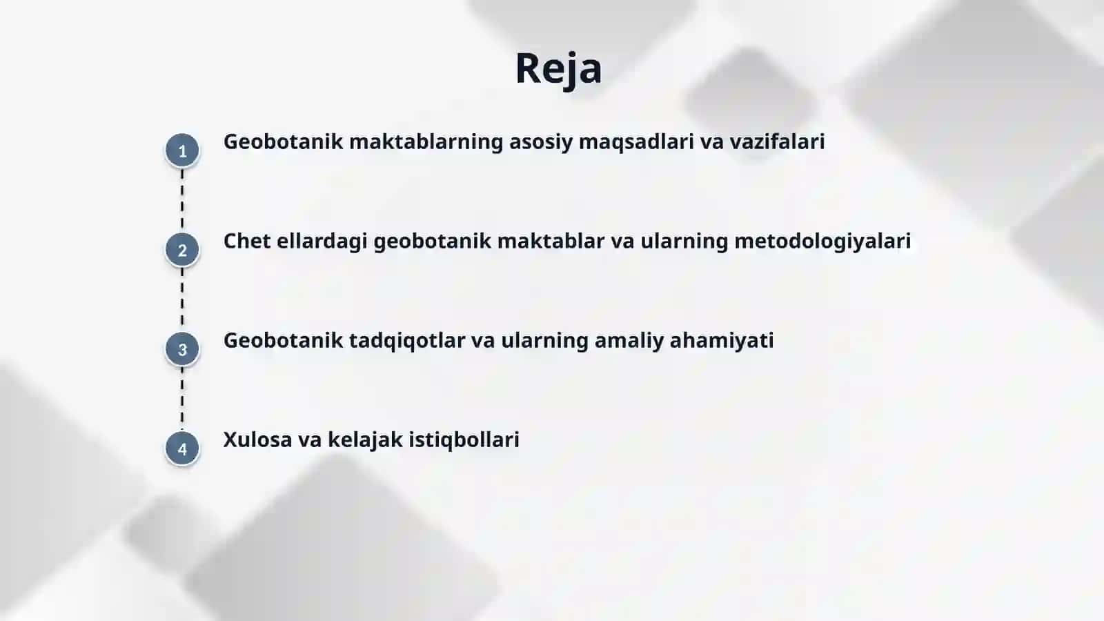 Chet ellardagi geobotanik maktablar! 2