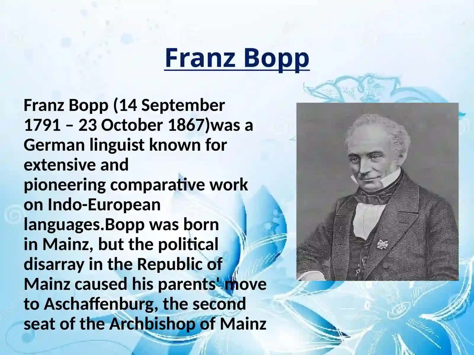Sound laws.F.Bopp's law of agglutination 2