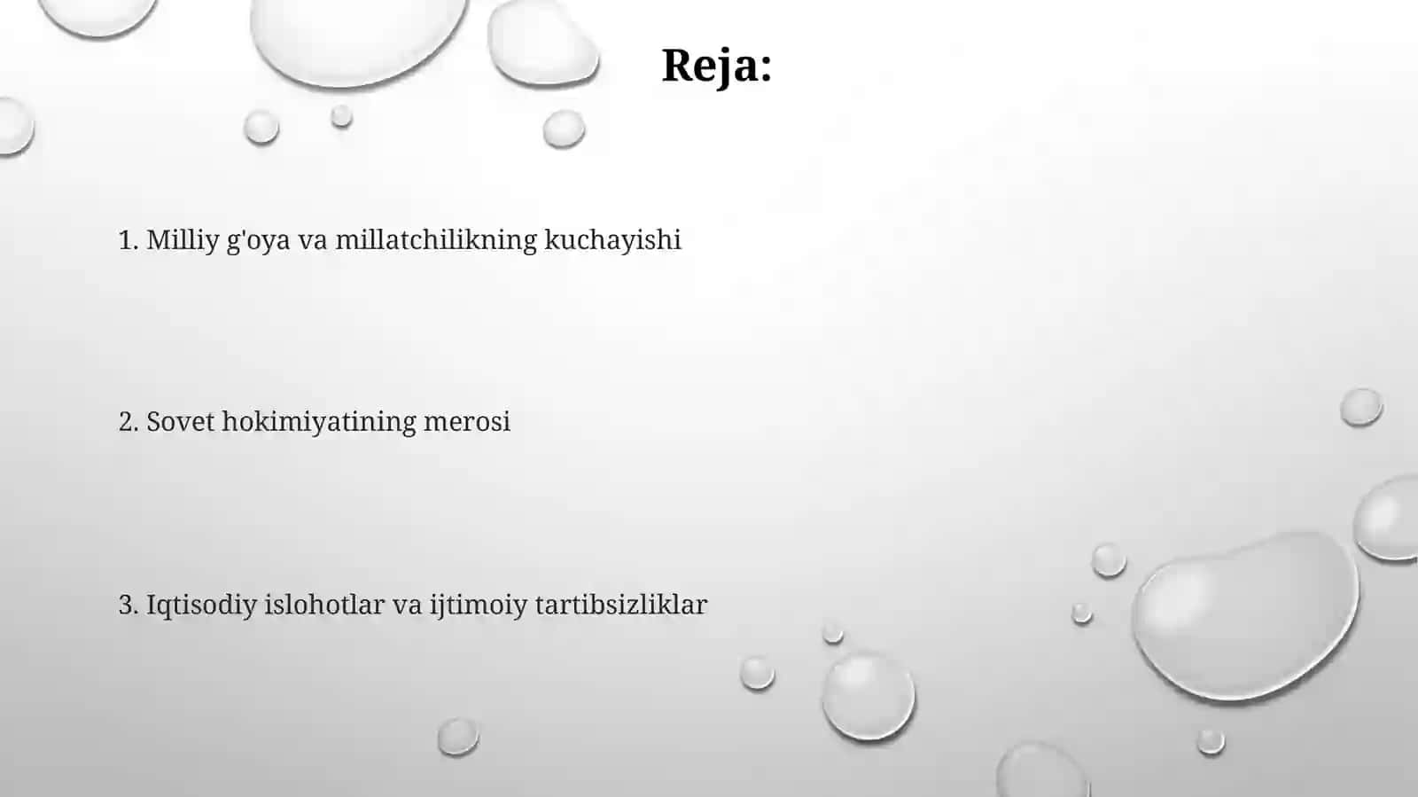O'zbekistondagi ijtimoiy jarayonlar 2