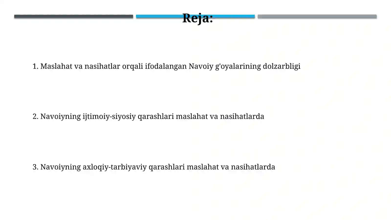 Alisher Navoiyning pand-nasihat 2