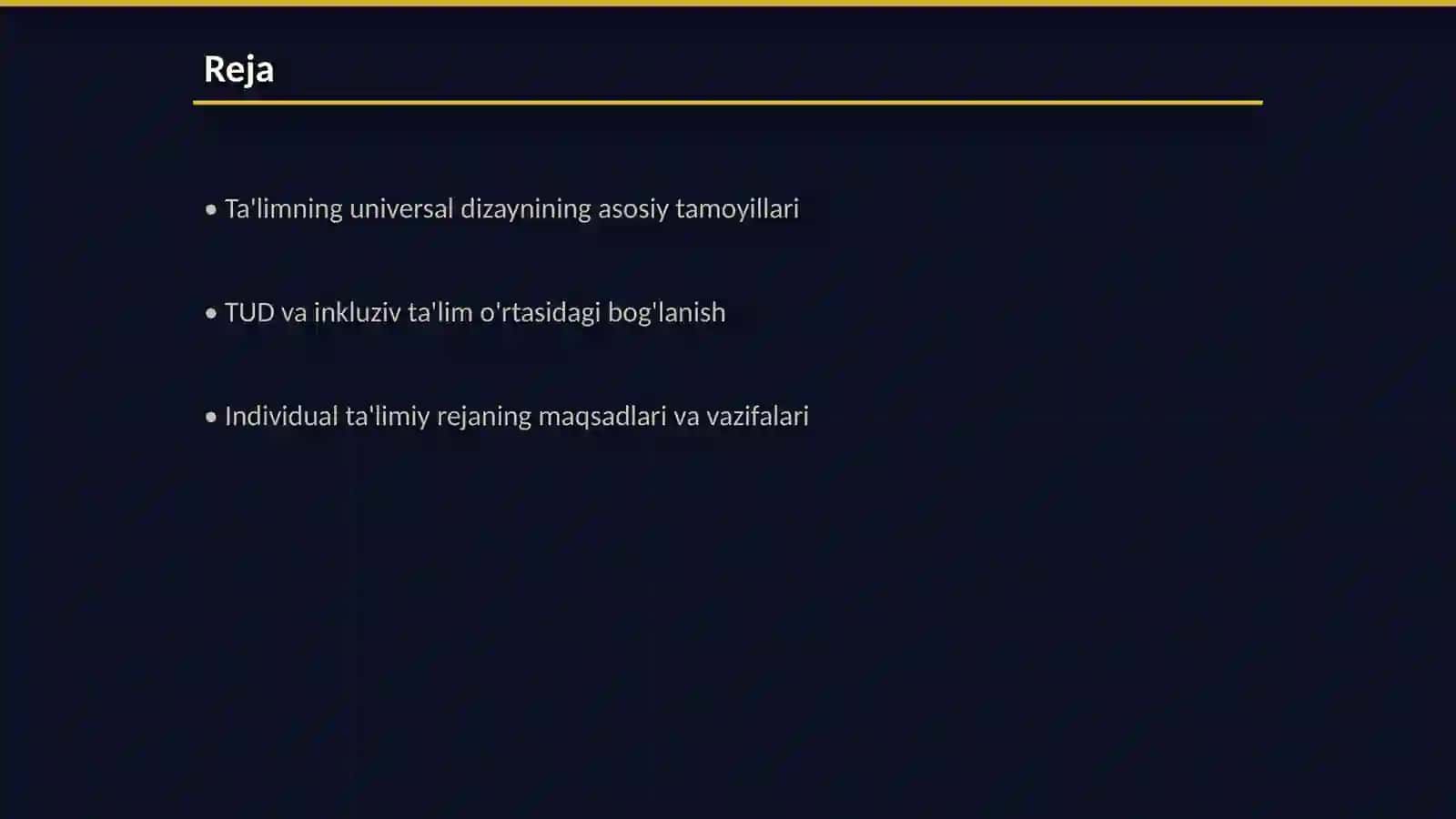 Ta'limning universal dizayni (TUD) va individual ta'limiy reja 2