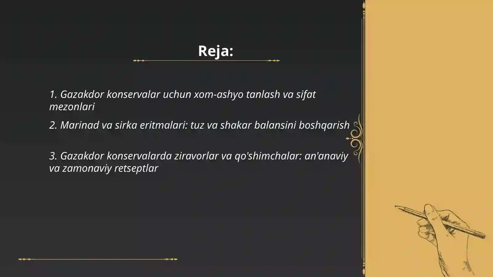 Gazakdor konservalar tayorlash 2