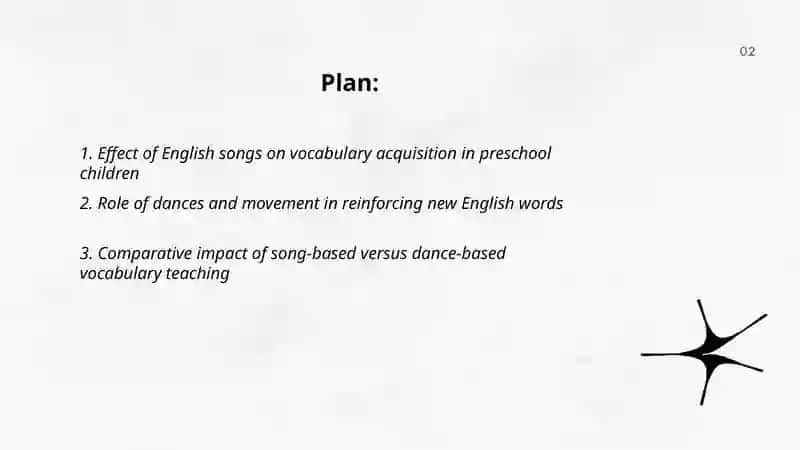 Effect of English songs on preschool children's vocabulary acquisition 2