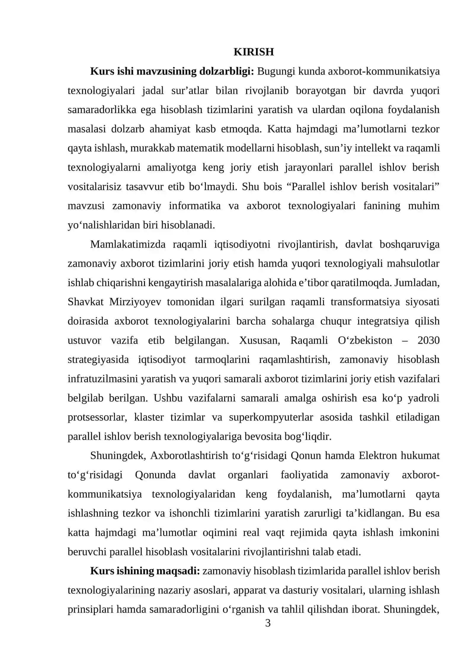 PARALLEL ISHLOV BERISH VOSITALARI 2