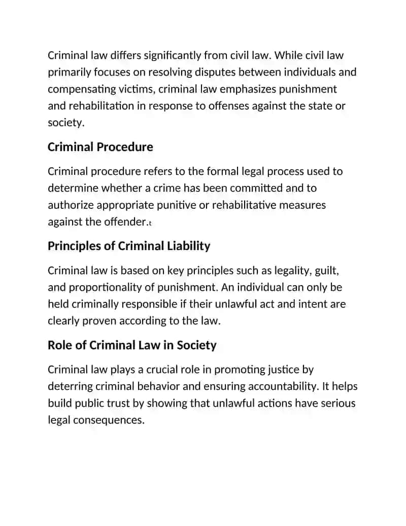 Definition of Criminal Law 2