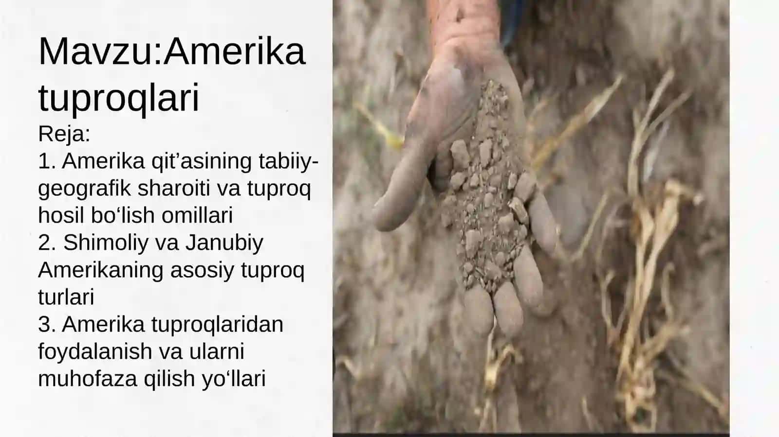 Amerika Tuproqlari 2