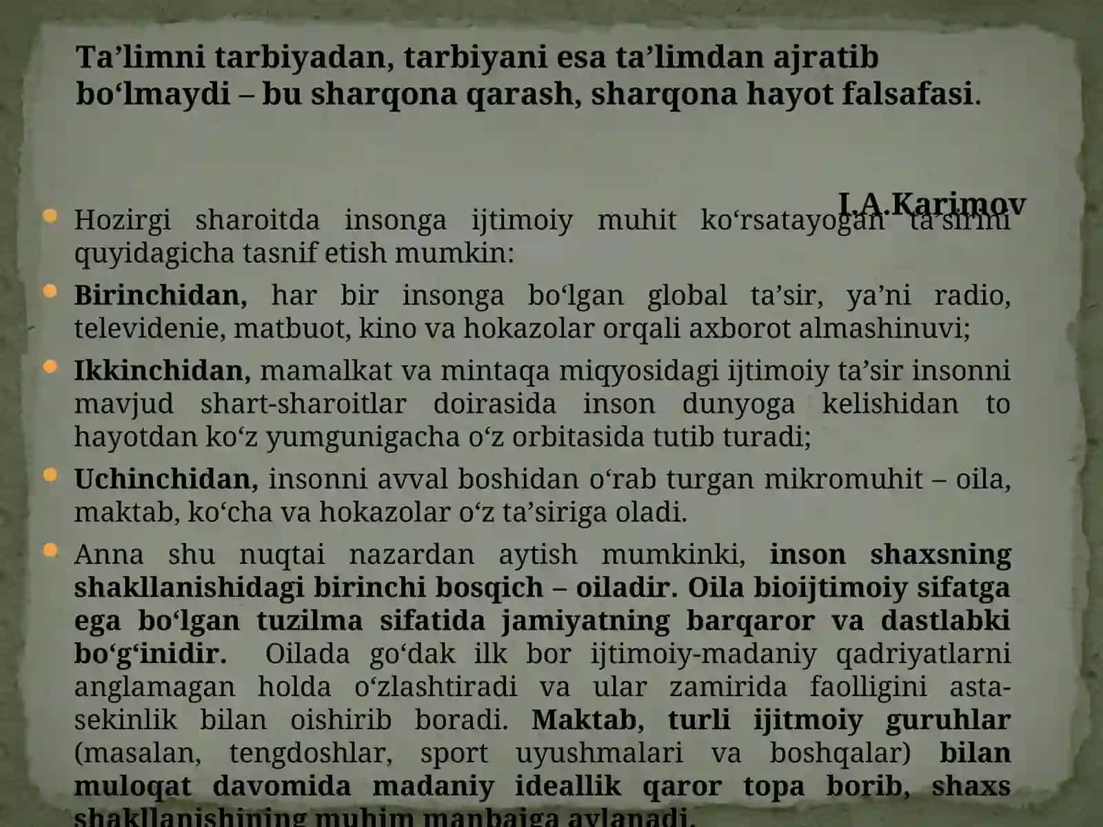 Barkamol avlodni tarbiyalashda pedagogik tarbiya 2