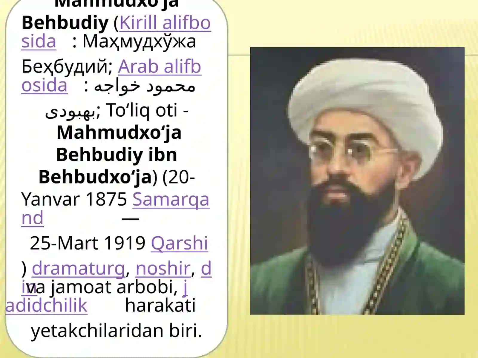 jadidlar mahmiudxo’ja bexbudiy va Abdulla avloniy faoliyati 2