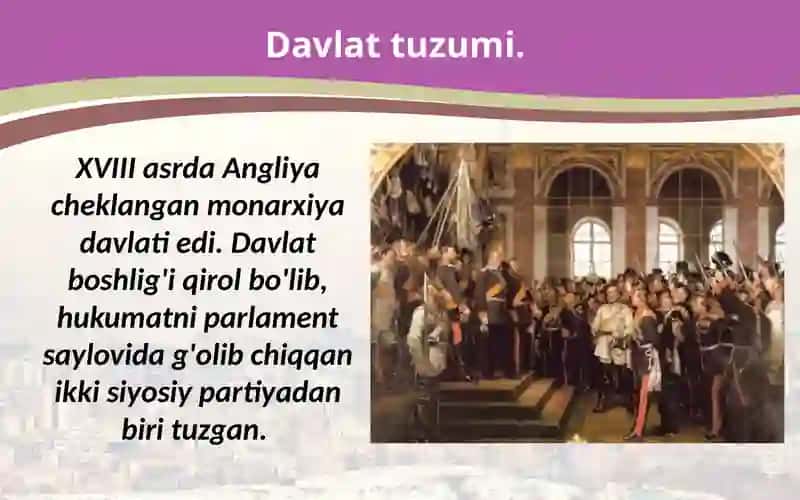Angliyaning dunyoda birinchi sanoat mamlakatiga aylanishi 2