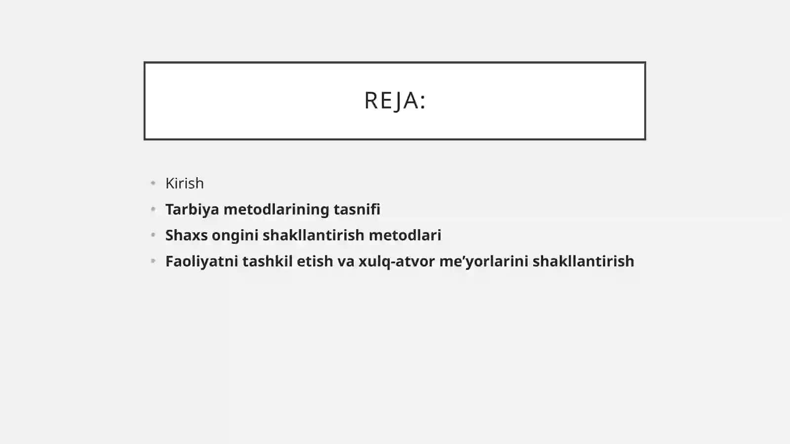 Tarbiyaning umumiy metodlari 2