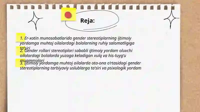 Gender Stereotiplar Er-Xotin Munosabatlarida 2