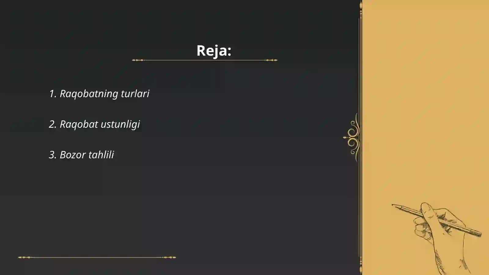 Raqobat strategiyasi 2