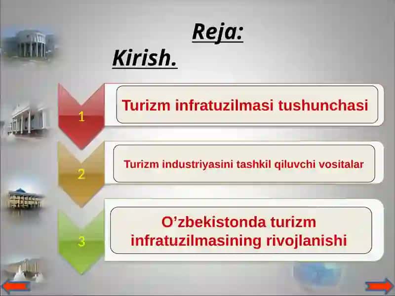 Turizm infratuzilmasi 2